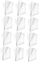Angoily 12pcs Double Sided Auxiliary Sticker Strong Adhesive Waterproof for Wall Plastic and Glass