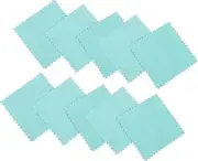 Perfeclan 10 Pieces Jewelry Cleaning Polishing Cloth Wiping Cloth Soft Portable Lightweight Maintenance Napkin for Earrings Rings Watch