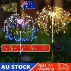 Fireworks LED Fairy String Lights Starburst Solar Xmas Garden Night Lamp HCE