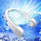 Bladeless Hanging Neck Fan USB Charging Mini Portable Fan Outdoor Accessories AU