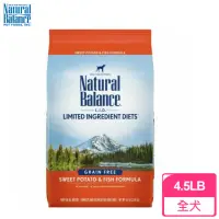 在飛比找momo購物網優惠-【Natural Balance】低敏無穀地瓜鮭魚成犬配方 