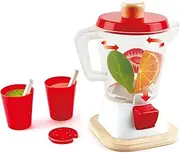 Hape Smoothie Blender Playset – Wooden Pretend Play Kitchen Toy for Kids 3+ – Includes Blender, Cups, Fruits & Veggies – Realistic Spinning Action – Healthy Eating Learning Toy