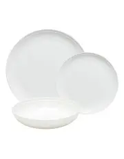 [Salt&Pepper] Edge Dinner Set 12 Piece in White