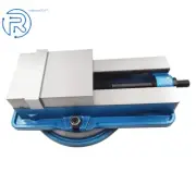 6" × 7.5" Lockdown CNC Milling Machine Bench Vise With 360° Swiveling Base New