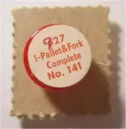 Elgin 927 - Part #141 - Fork & Arbor Pallet - Factory Watch Replacement / Repair