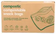 Compostic Bags Snack Compostable 25 Count (Pack of 12)