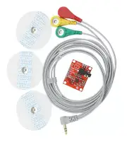AD8232 Single Lead Double Poles Pulse Heart Rate Monitor ECG Sensor Module L