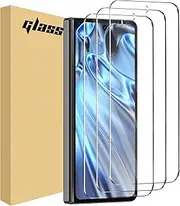3 Pack for Google Pixel 9 Pro Fold Screen Protector(Front Screen Only),HD Tempered Glass,9H Hardness,Case Friendly,Easy Installation,Anti-Shatter,Bubble Free