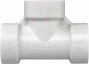 Orbit 34770 3/4" PVC-Lock Tee, 3/4-Inch