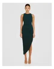 [Pilgrim] Dimitri High Neck Midi Dress in Green