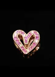 AUTHENTIC Pandora Freehand Heart Charm 788692C02 NEW