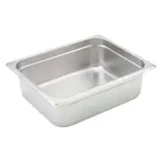 Winco Half-Size 4" Deep Anti-Jamming Steam Pan
