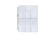 10 x Ultra Pro Platinum 12 Pocket Binder Album Sleeves Stickers Cards Tags Pages