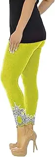 [Generic] Yoga Pants for Women Slim Fit Sports Sweatpants Lounge Legging Trousers Regular & Plus Size, Yellow, Medium