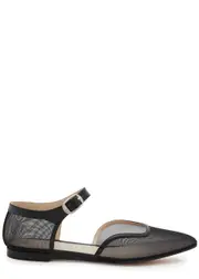 LE Monde Beryl Mary Jane Mesh Flats - Black - 40 (IT40 / UK7) 40 (IT40 / UK7)