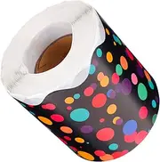 Angoily 1 Roll Dot Bulletin Board Border Stickers Removable Border for Classroom Office Home Decor Blackboard Trim for Festive Decoration