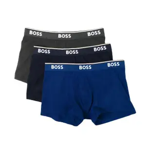 【HUGO BOSS】男性內褲 男士內褲 拳擊內褲 四角褲(三入盒裝組)