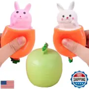 YUE MOTION Squishy Ball - 3 Pack- Popping Squishy Fidget Toys - Push and Stre
