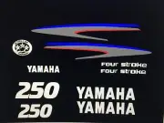 Yamaha 250 hp Outboard Decal Kit four stoke Marine Vinyl NOT ink-jet