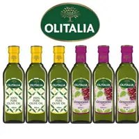 在飛比找PChome24h購物優惠-Olitalia奧利塔純橄欖油500mlx3瓶+葡萄籽油50