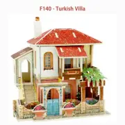 Robotime DIY 1:24 Miniature House Turkish Village 3d Wooden Model Kit-F140