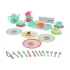 45Pcs Kitchen Toys Tea-Set Cups Teapot Food Children Saucers Play Afternoon