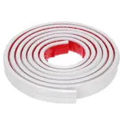 PVC Baseboard Molding Trim, 1.26 Inch x 9.8 Feet, White