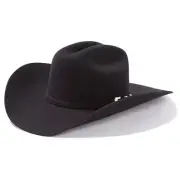 Stetson 3X Oak Ridge Wool Felt Cowboy Hat - Black