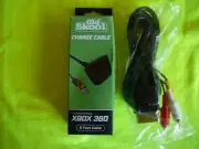 Xbox 360 Controller Charge Cable & RCA Composite A/V Cable Cord