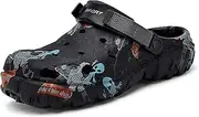 [MEIAGDT] Men's Garden Clogs EVA Lightweight Slip-On Mules Non-Slip Breathable Soft Sandals with Arch Support Adjustable Back Strap Slippers Leisure Sports Summer Outdoor Beach Camping Holiday