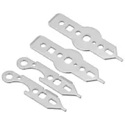 4Pcs Dart Wrench Tool Kit Multi-Purpose Dart Accessories, Silver Tone