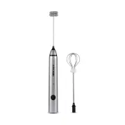 MHW-3BOMBER Electric Milk Frother Handheld Milk Foam Maker 304 Stainless Steel Handheld Egg Foamer Whisk for Home Kitche