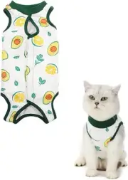 Cat Surgical Recovery Suit, Breathable Surgery Wear Kitty Clothes for Prevent