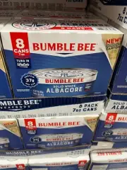 Bumble Bee Solid White Albacore Tuna In Water Wild Caught Non-GMO 8-Pack 7Oz Can