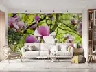 3D Magnolia Flower Wallpaper Wall Murals Removable Wallpaper 20