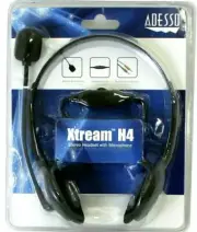 ADESSO Xtream H4 Stereo Headset / Headphone w/ Microphone - NEW & SEALED