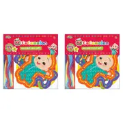 2x Creative Kids Cocomelon Lace Art Children Craft Interactive Activity Toy 3y+