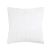 French Flax Linen Quilted Euro Pillow Sham