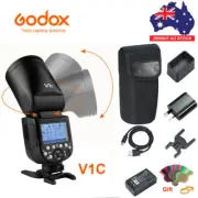 Godox V1C V1-C 2.4G TTL HSS Round Head Camera Flash Speedlite For Canon EOS+Gift