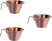 iplusmile Pcs Essential Stainless Steel Espresso Measuring Cup Double Spout Shot Cup for Milk Espresso Accurate Ounce Markings Portable Easy to Clean Long Handle