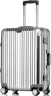 [sdneNest] Carry-on Suitcase Luggage Travel Luggage Suitcase Spinner with Wheels,Hardside Carry On Suitcase for Travel Carry-on Suitcases Carry On Luggages, 26in, Bruin (Silver 24in)