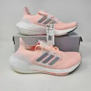 Wmns Adidas UltraBoost 22 Athletic Running Shoe / Pink White / HR1030 / Size 6