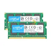 Crucial 2X 8GB 2Rx8 PC3 12800S DDR3 1600 1.5V CL11 SODIMM Laptop Memory RAM #DD