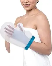 Doact Hand Cast Cover for Shower Bathing, Waterproof Cast Protector Reusable Wrist Cast Sleeve Bag Keep Bandage Cast Dry for Adult Hand, Kids Arm, Fingers, Wound, Burn