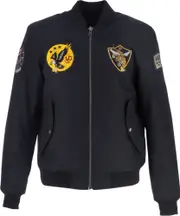 Von Dutch X Helstons Fight Motorcycle Textile Jacket, black for Men