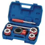 Draper Metric Ratcheting Pipe Threading Kit 7 Piece 16, 20, 25 and 32mm 22496