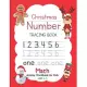 Christmas Number Tracing Book Math Activity Workbook for Kids Ages 2-5: Trace Numbers, Practice Handwriting and Learning Addition, Subtraction Workboo