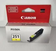 Canon Pixma 251 Ink Tank Cartridge, Yellow, Genuine, New