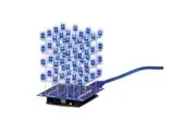 Bourne Build A Blue 4x4x4 LED Cube Solder Learning Kit