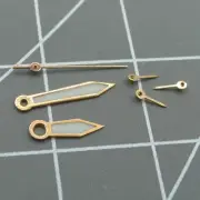 Rose Gold Trim 10mm Luminous Watch Hands Compatible with Miyota OS10 OS20 OS22 O
